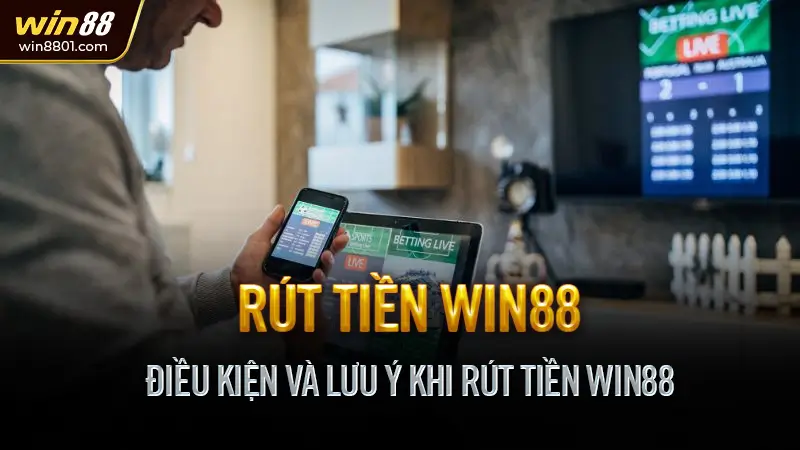 Rút tiền Win88 mới nhất 2025 – An toàn, hanh, Không mất phí Điều Kiện Và Lưu Ý Khi Rút Tiền Win88