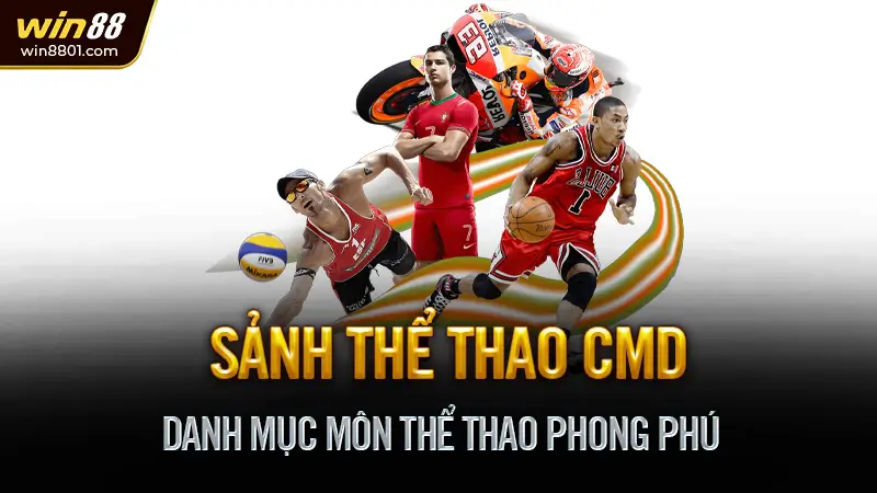 Sảnh thể thao CMD - Cá cược uy tín cho fan bóng đá & eSports Sảnh Thể Thao CMD - Danh Mục Môn Thể Thao Phong Phú