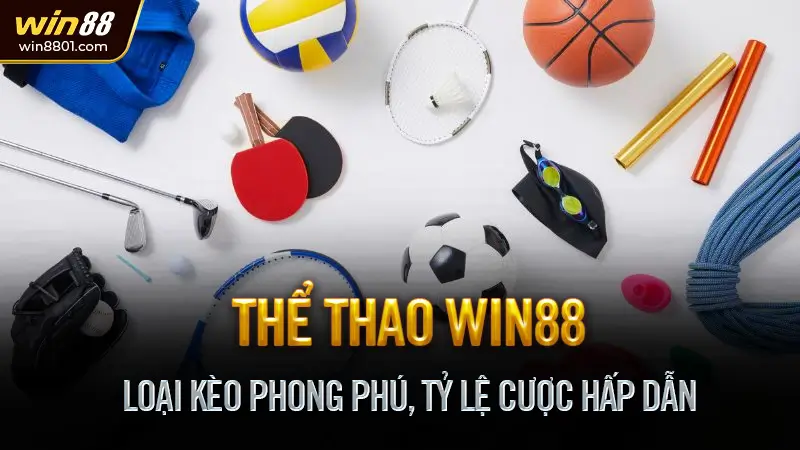 Thể thao Win88 - Trải nghiệm cá cược đỉnh cao chuẩn quốc tế Thể Thao Win88 - Loại Kèo Phong Phú, Tỷ Lệ Cược Hấp Dẫn